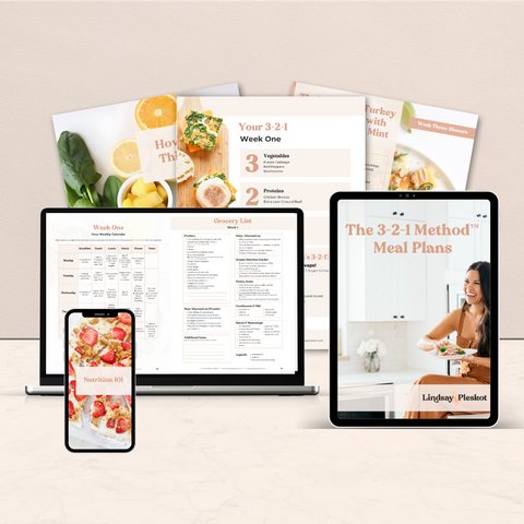 The 3-2-1  Method Meal Plans (ORIGINAL- includes meat & fish)