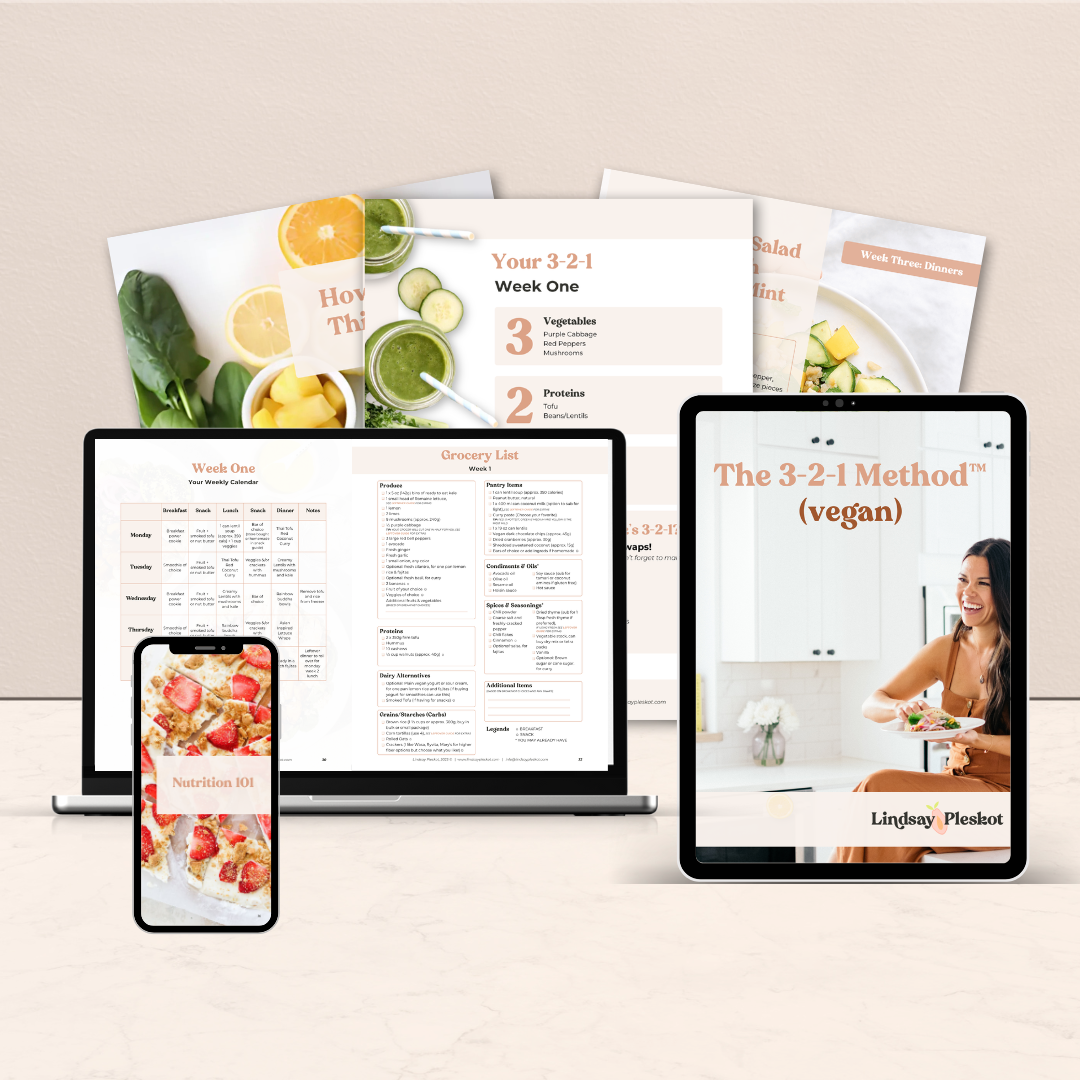 The 3-2-1 Method Meal Plans (VEGAN)