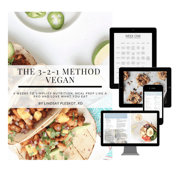 The 3-2-1  Method Meal Plan Program (VEGAN)